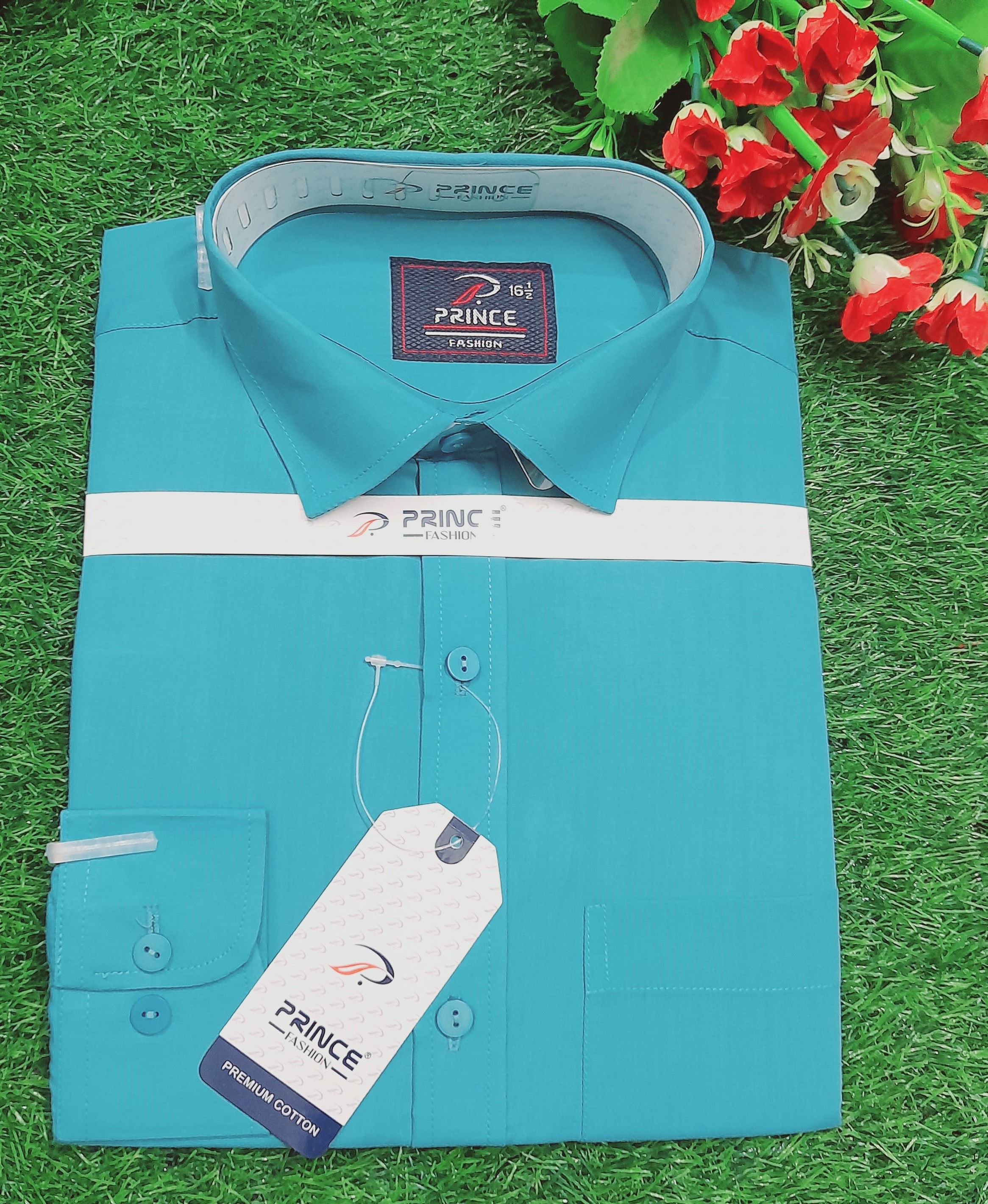 ছেলেদের এক্সক্লুসিভ ফরমাল শার্ট ফুল হাতা – পেস্ট কালার