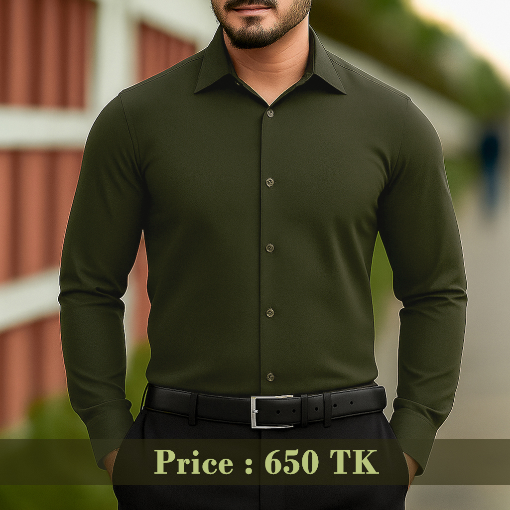 স্ট্রিচেবল রিঙ্কেল ফ্রি ফেব্রিকের ফরমাল শার্ট।