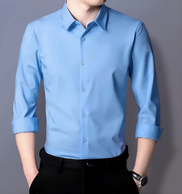 স্ট্রিচেবল রিঙ্কেল ফ্রি ফেব্রিকের ফরমাল শার্ট।