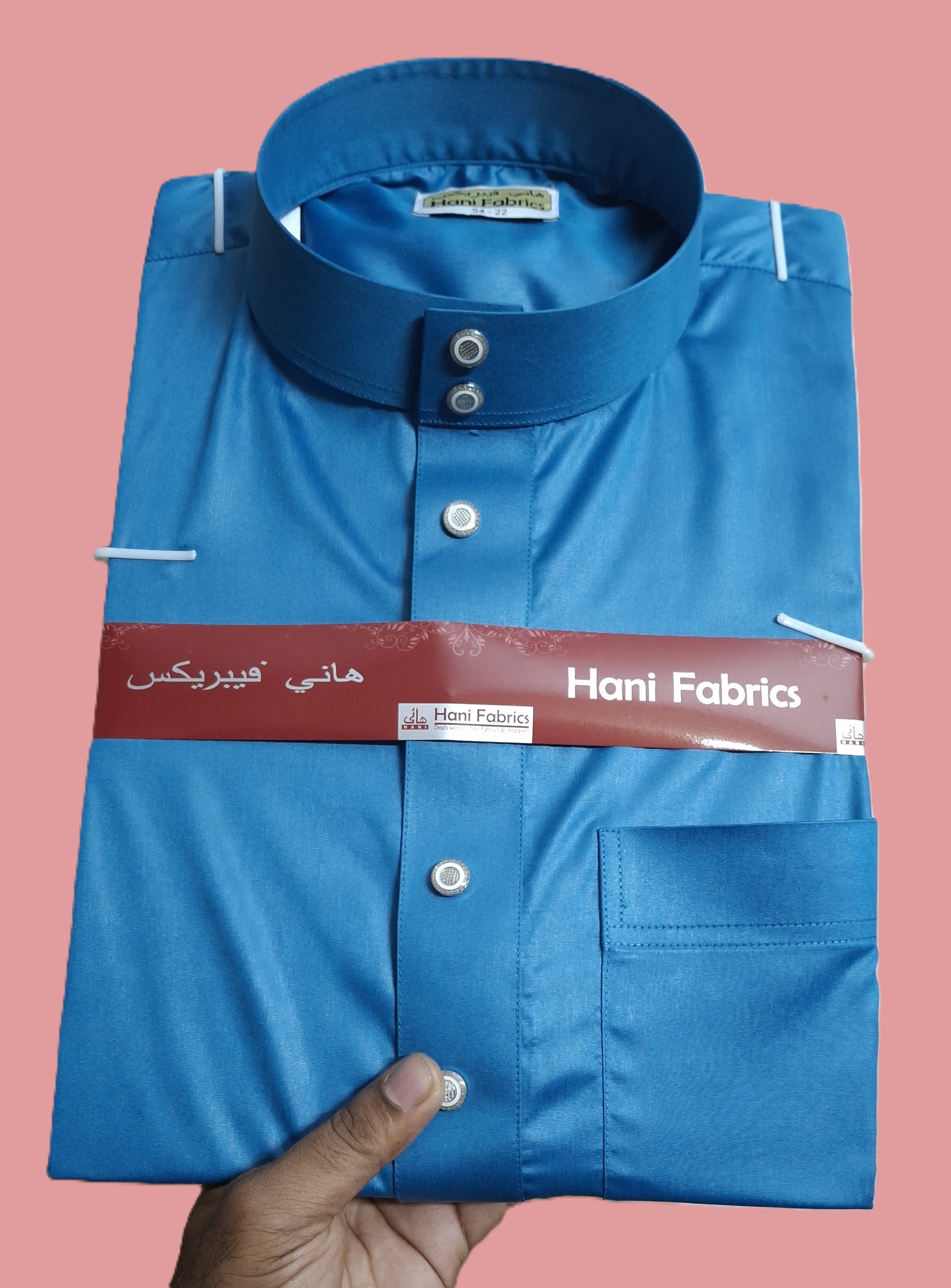 এরাবিক জুব্বাহ (কলিদার) পেস্ট কালার এবং কোরিয়ান মাইক্রো কাপড়।