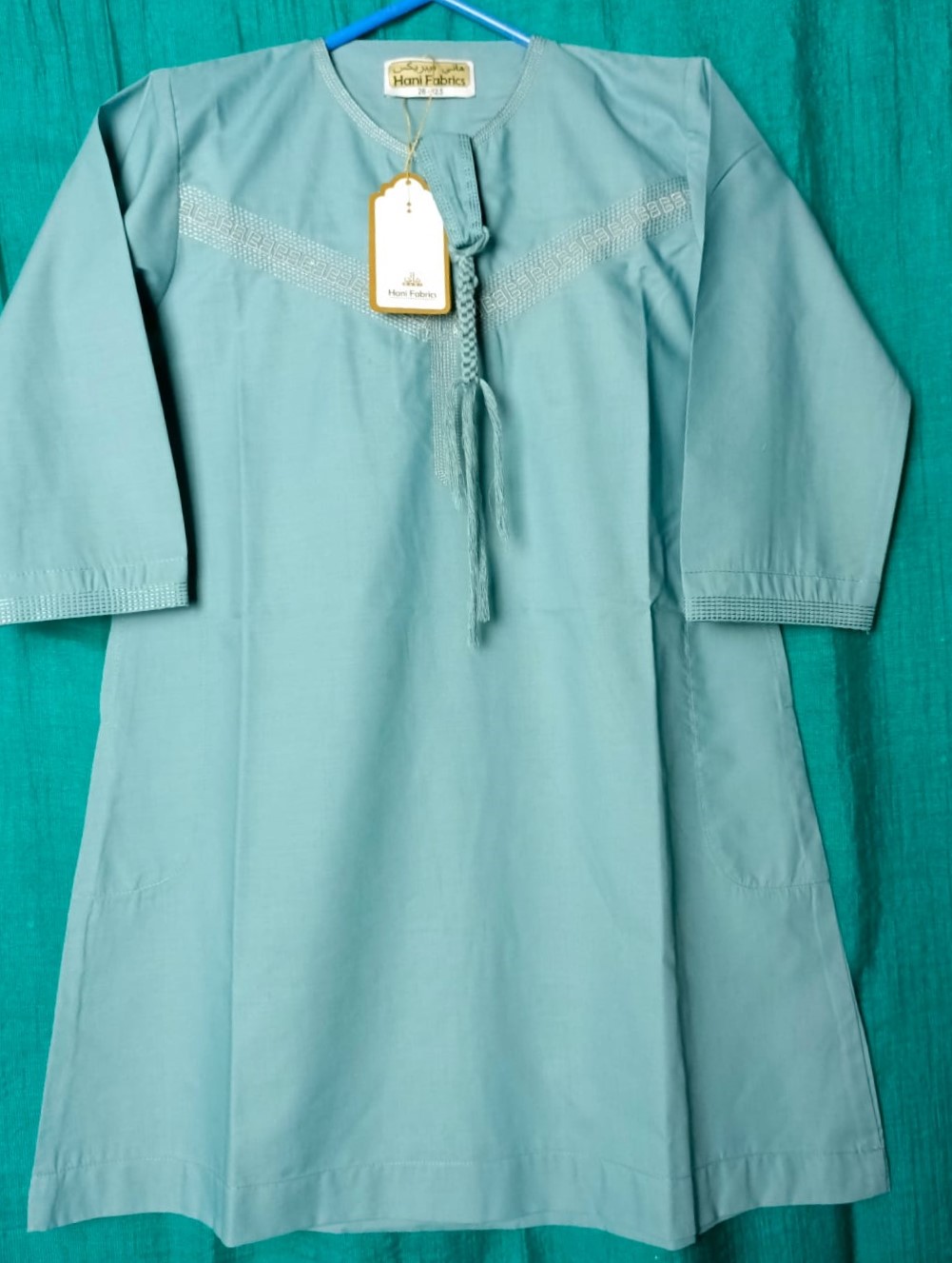 ছোটদের ওমানি জুব্বাহ টরে কালার এবং টরে চায়না প্রেসিডেন্ট কাপড়।