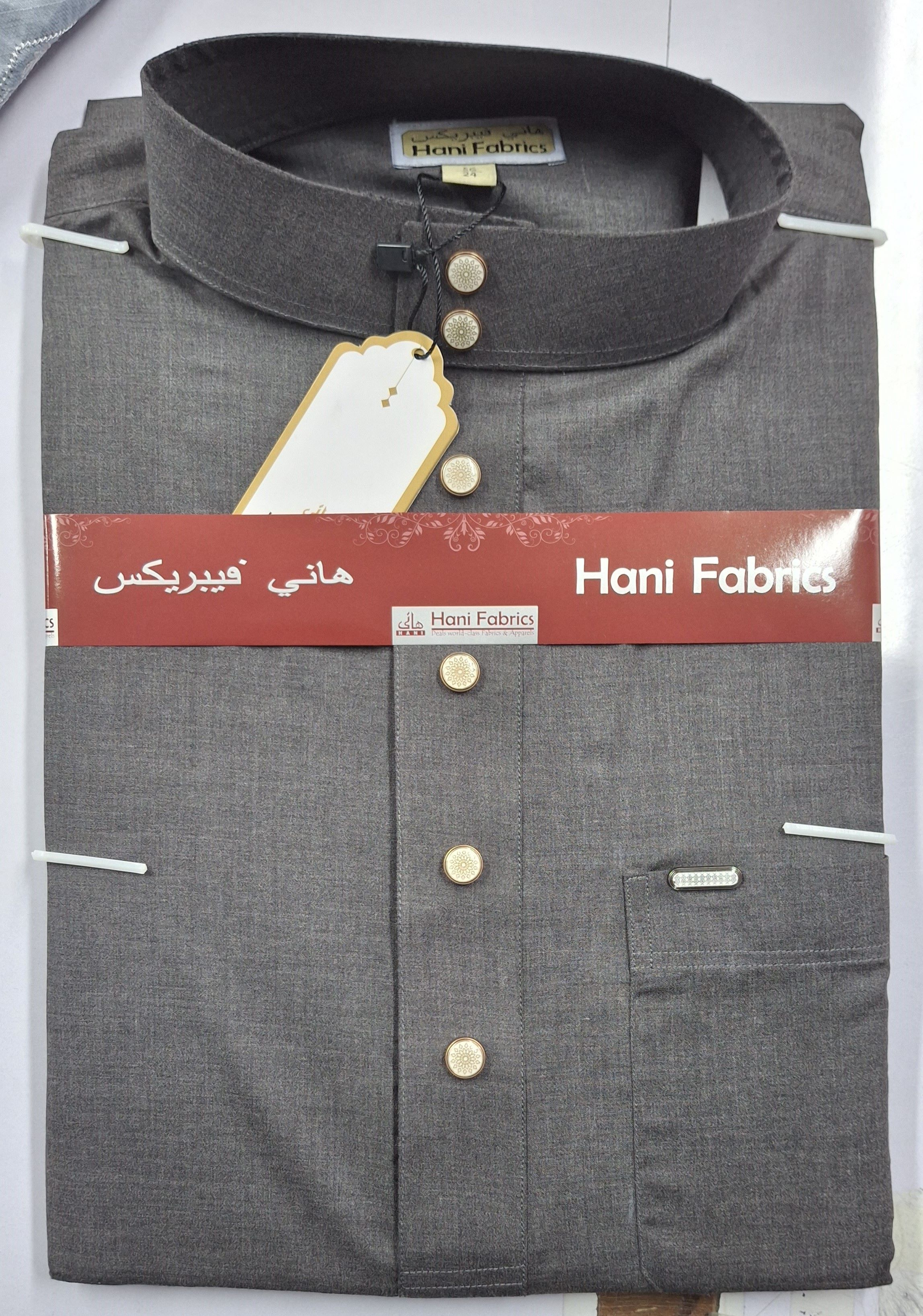 এরাবিক কলিদার জুব্বাহ কালো কালার এবং পাকিস্তানি ভায়লা কাপড়।