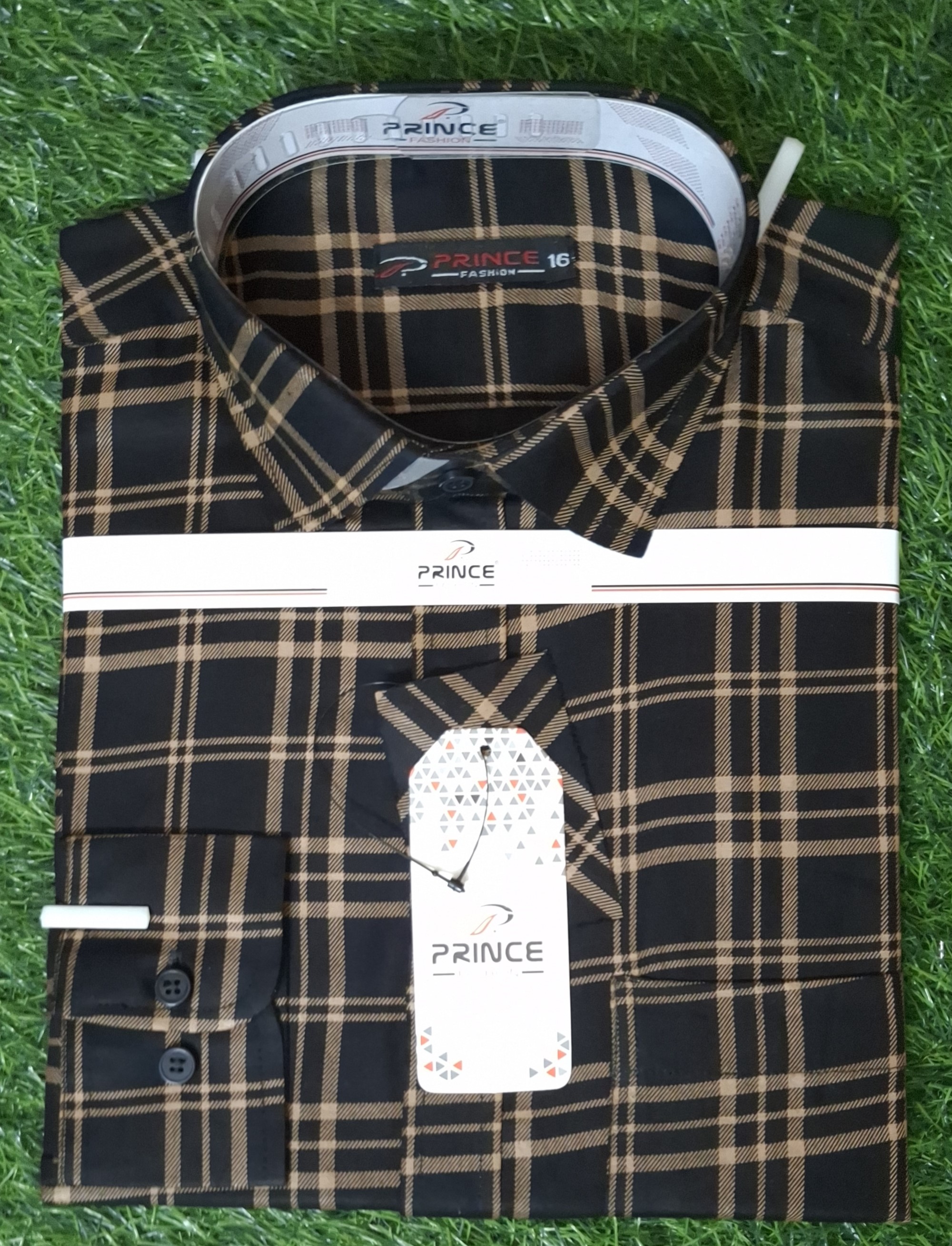 ছেলেদের এক্সক্লুসিভ লং হাতা সুতি কাপড়ের শার্ট - AOP প্রিন্ট