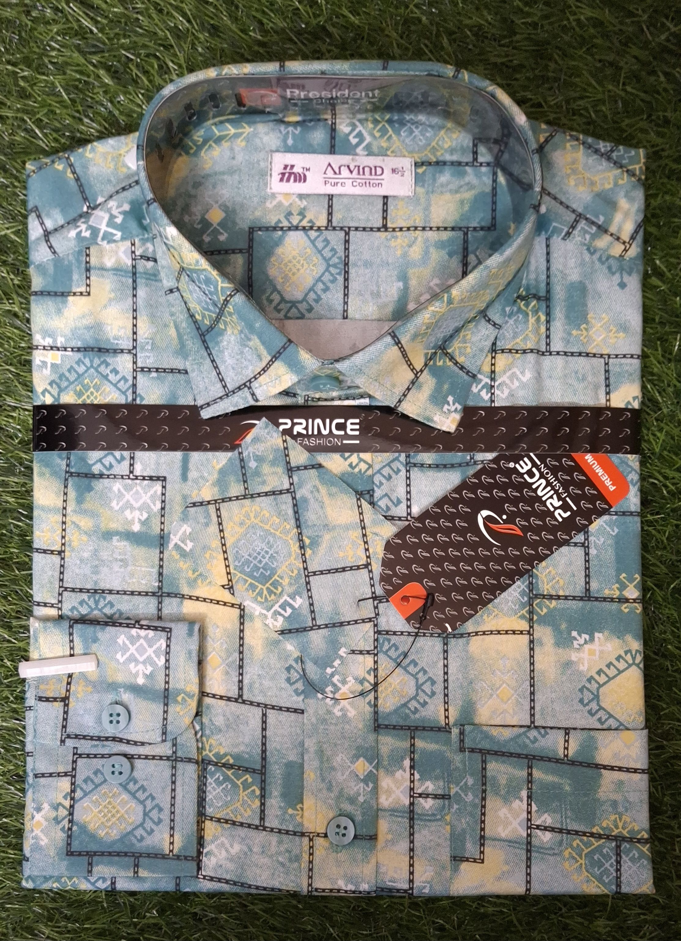 প্রিন্টেড শর্ট স্লিভ শার্ট – আরামদায়ক, কটন কাপড়